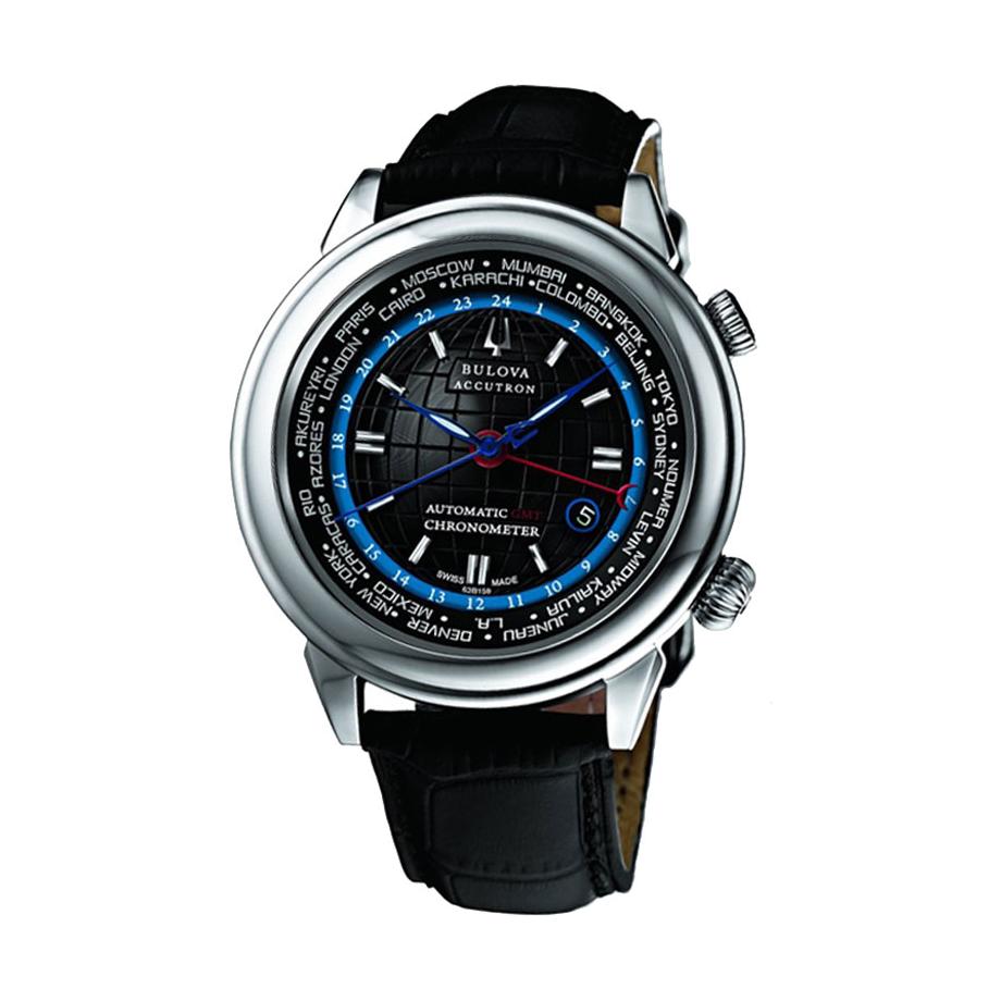 Bulova Accutron R Branson Ltd Ed. World Timer 500 63B159 Watch Shade Station